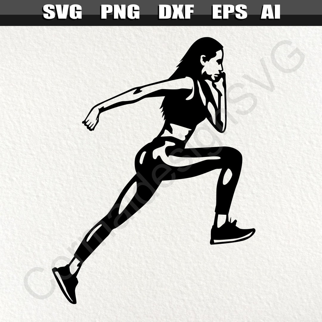 Womens Track and Field Svg, Track & Field Svg, Woman Running Svgs ...