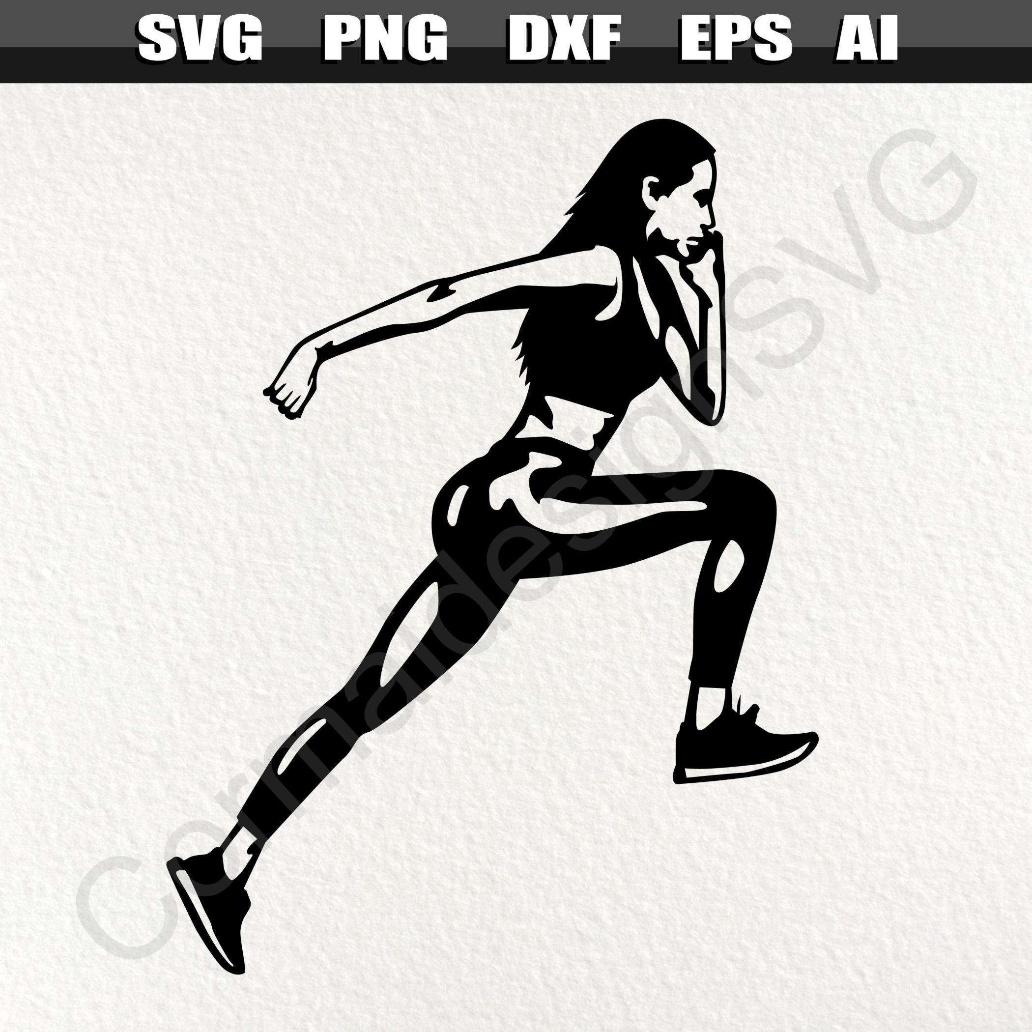 Womens Track and Field Svg Track & Field Svg Woman Running - Etsy