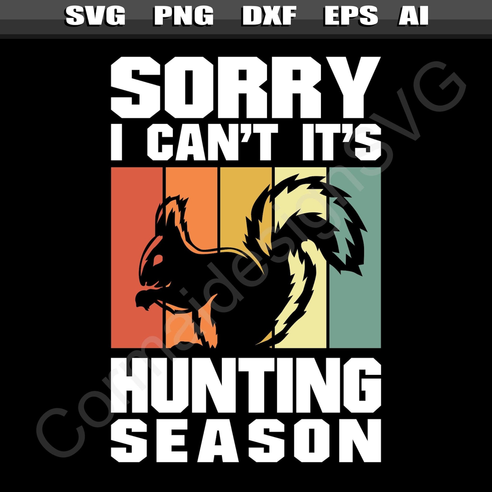 Funny Squirrel Hunting Svg, Funny Squirrel Hunter SVG File, Print and