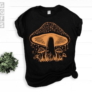 SVG, Png, Dxf, Eps -  Artistic Mushroom Art, Spores, Mushroom Foraging, Mushrooming, Mycology, Mycologist, Fungi instant digital downloads