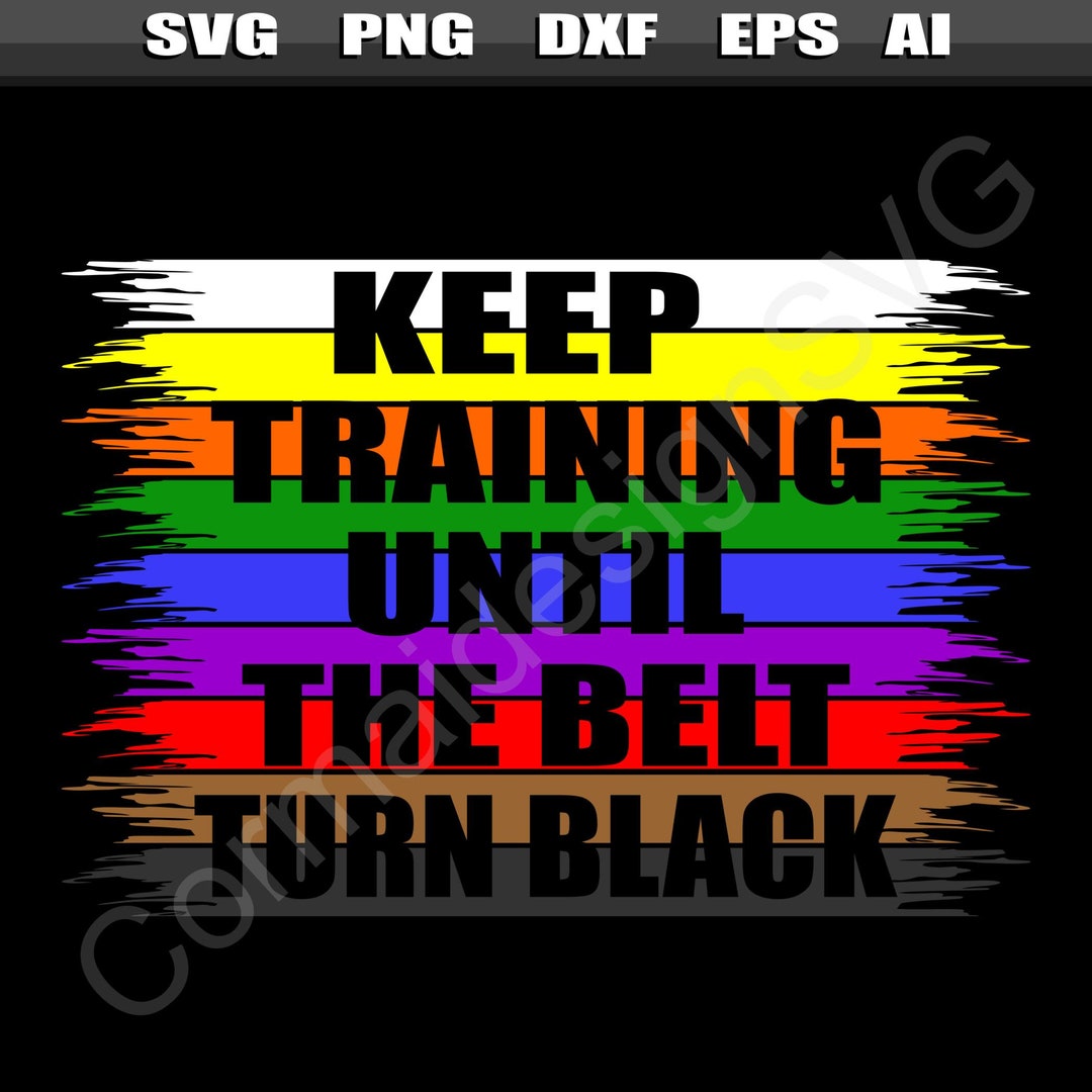 Taekwondo Training Black Belt SVG, Taekwondo Quote Svg, Tae Kwon Do Svg