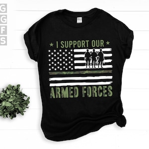 SVG, png, dxf, eps - ik steun onze strijdkrachten, camouflage Amerikaanse vlag, camouflage steun onze troepen Military Pride - digitale downloads