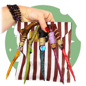 Mini Wands Lucky Dip Mystery Bag • Witchcraft Grab Bag • Wiccan Gift Set • Witch Party Favors • Surprise Gifts for Witches • 2025 Trendy
