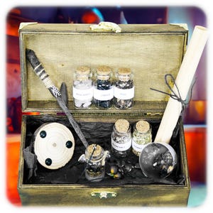 Remove Hex Spell Kit Box • Witchcraft, Wiccan, Pagan Ritual Tools • Hex Removal Magic Kit • Witchy Gifts • Wicca Spell Kit for Protection