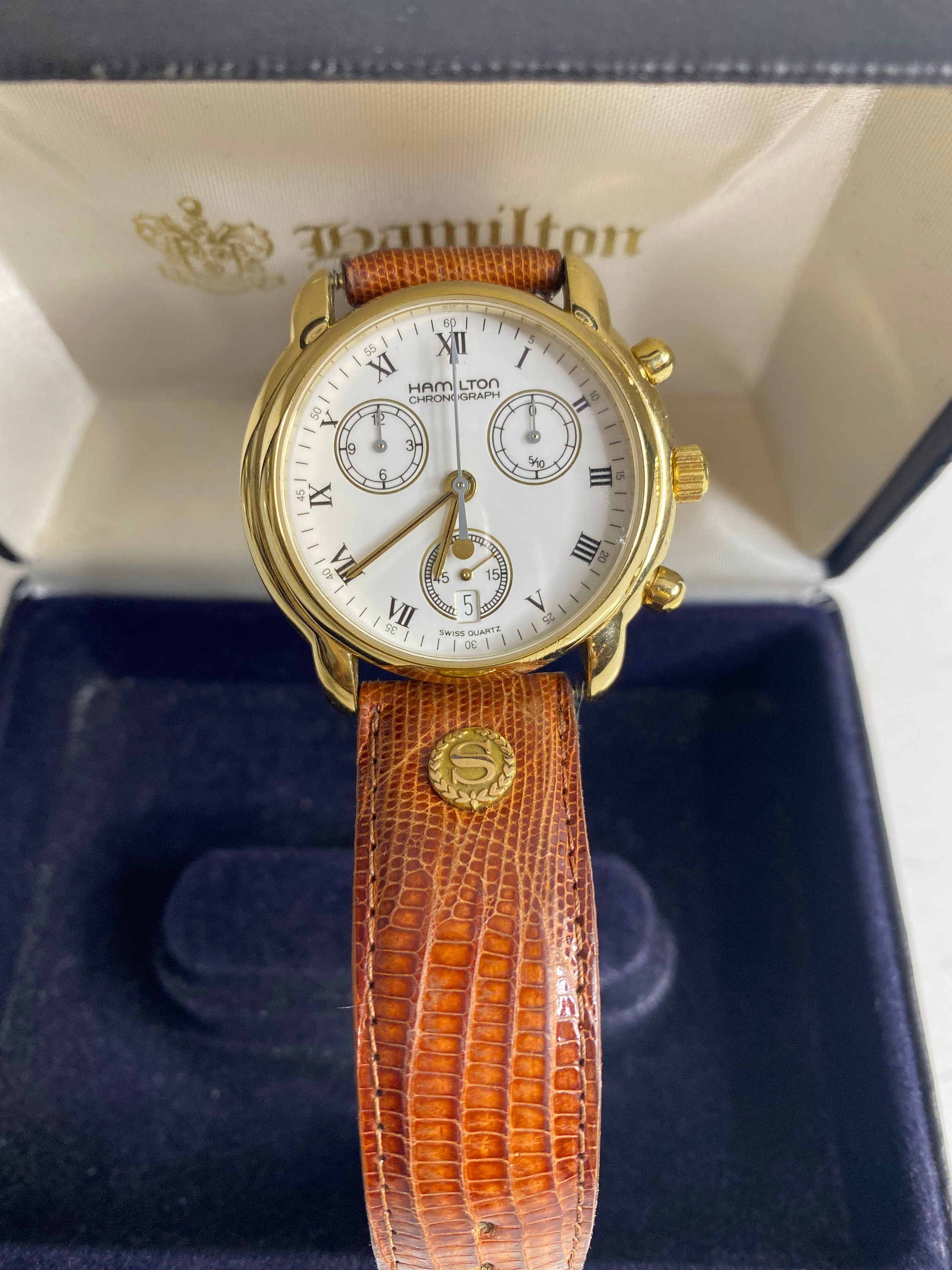 Used Hamilton chronograph Watch Etsy