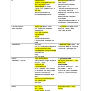 Antibiotics and Std's Antibiotic Review - 6 Pages - Etsy
