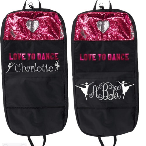 Ballet Dance Garment Bag Personalized Dancers Costume Bag Etsy