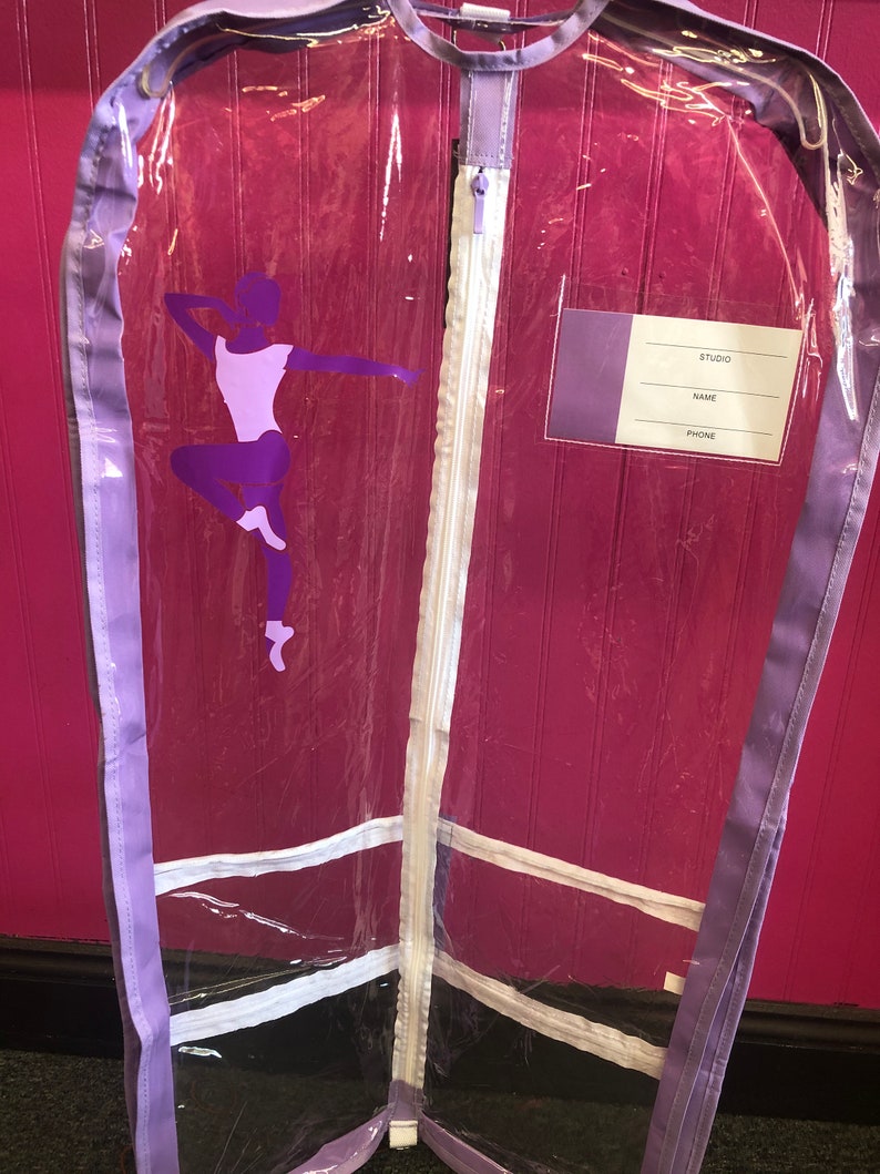 PERSONALIZED Clear Garment Bag for Dance Cheer Pageant or Etsy