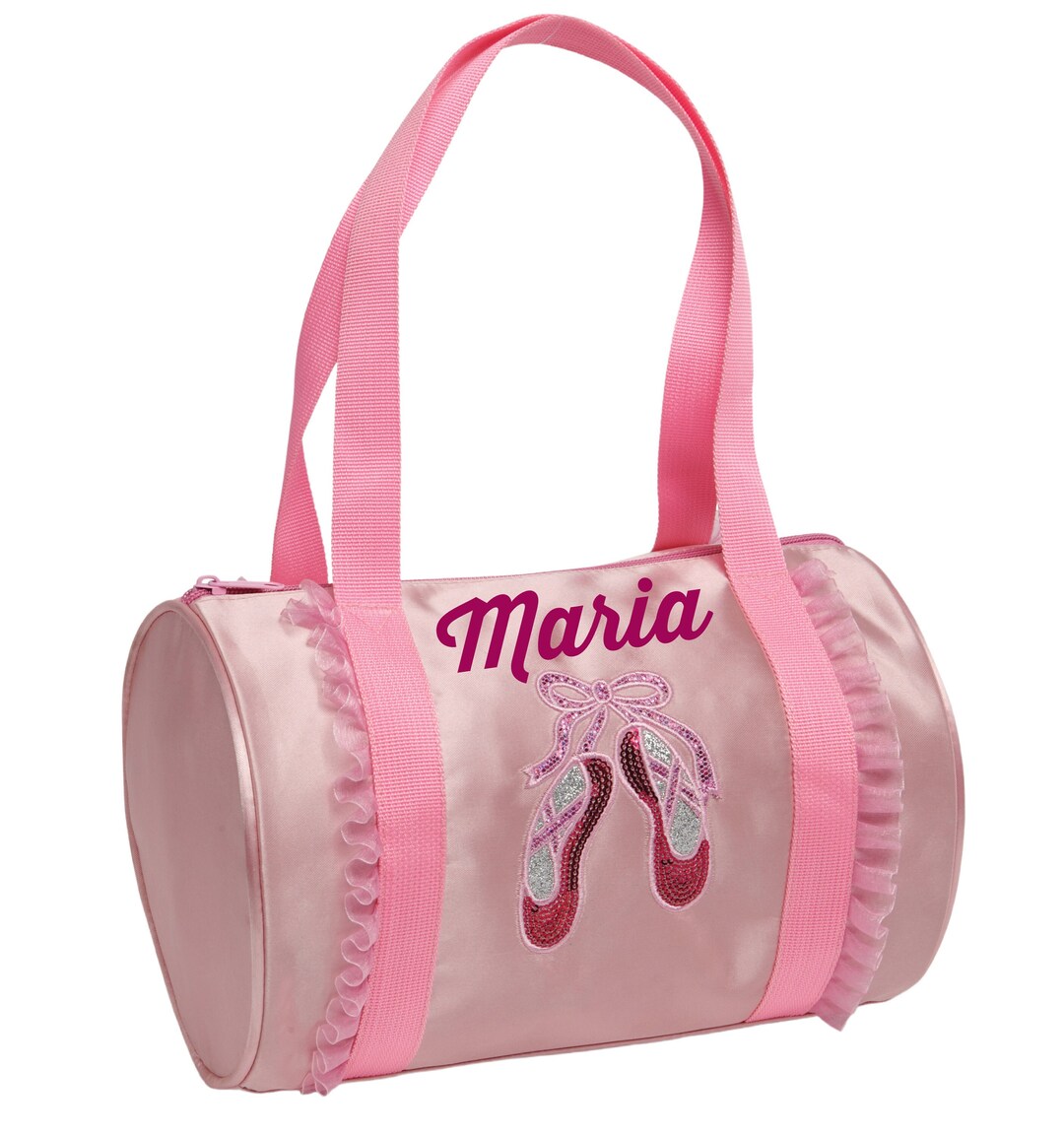 Ballerina Ballet Bag Pink PERSONALIZED Add a Name or Monogram Etsy