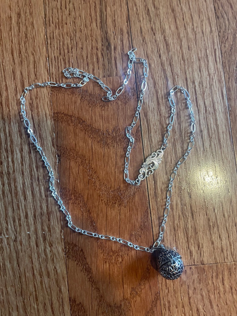 Rosemarys Baby Necklace Cage Locket Pendant Necklace Tannis Etsy