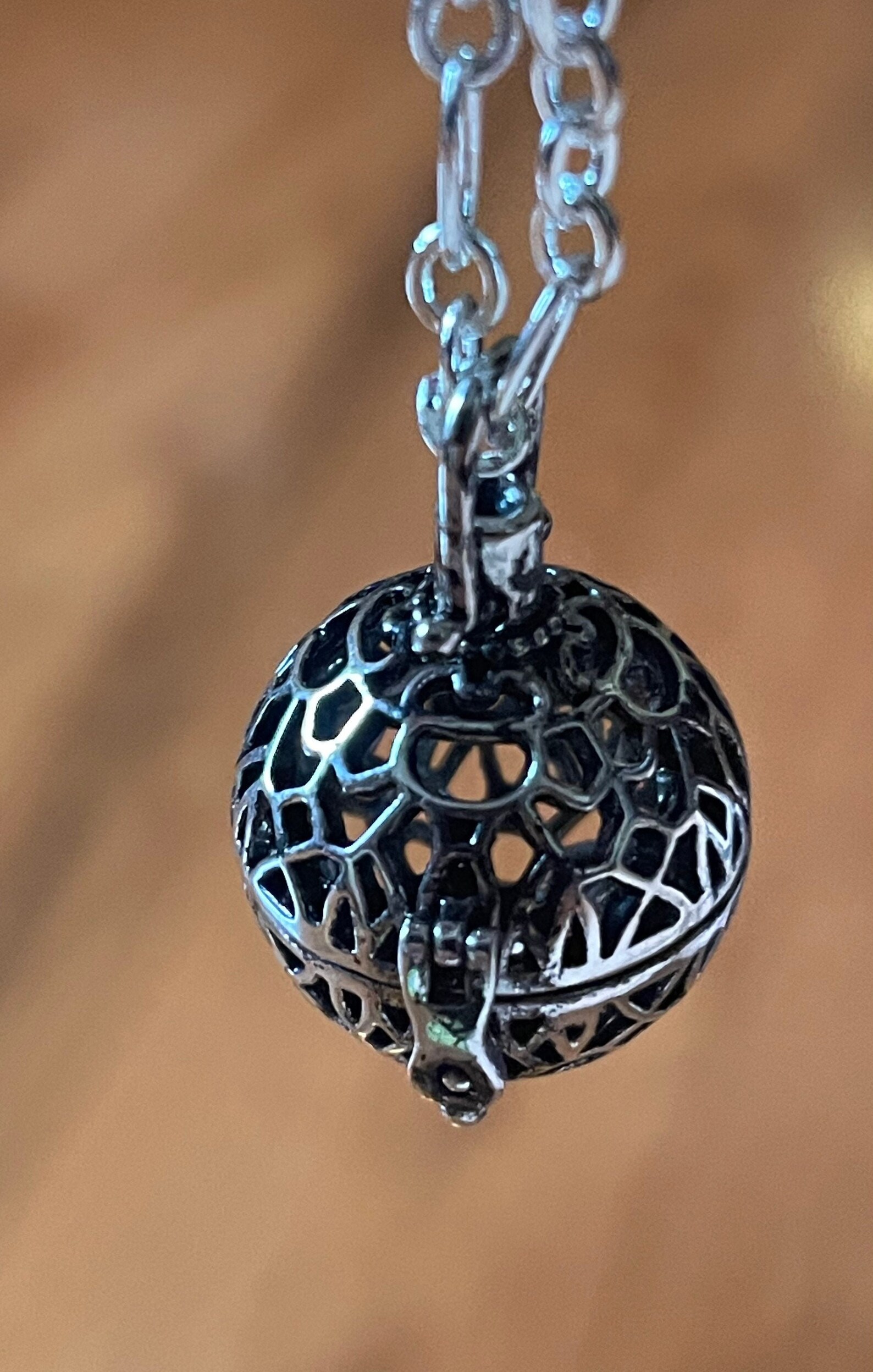 Rosemarys Baby Necklace Cage Locket Pendant Necklace tannis Etsy