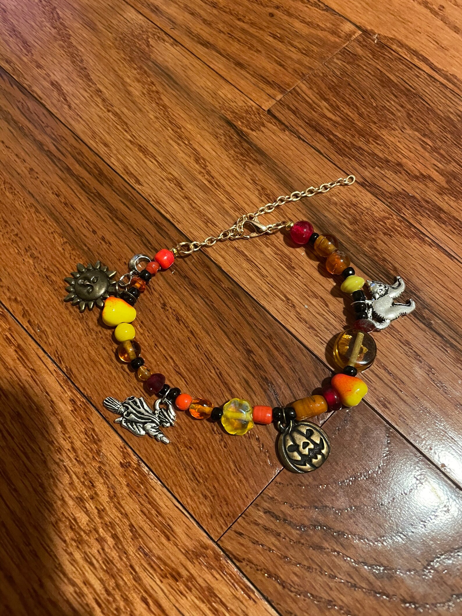 Halloween Charm Bracelet Hocus Pocus inspired witch jack o | Etsy