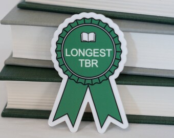 Längste TBR Aufkleber | Lesepreise Sticker | Leseprämien Sticker | Buchsticker | Vinyl Sticker | Laptop Aufkleber | Vinyl Aufkleber