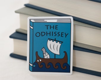 The Odhissey Sticker | The Odyssey Sticker | Homer Sticker | Vinyl Decal | Vinyl Sticker | Water Bottle Sticker | Laptop Sticker