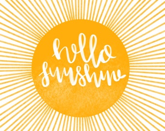 You are my sunshine labels