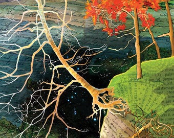 Nature Resilience Art Card: Mental Health Support, Hidden Animals