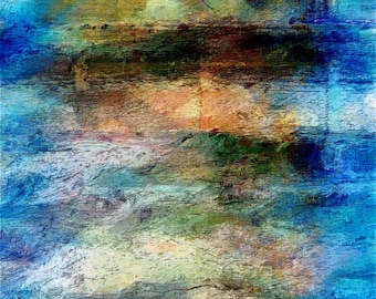 Dreamy Abstract Nature Art Print: Contemporary Wall Decor