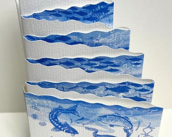 Hudson River Artist Book: Eco-Poetic Narrative, Handmade