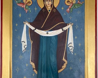 Icon of the Protection of the Virgin Mary (Ikona pokrov Bogoroditsy)
