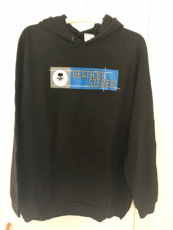 DEATH BY STEREO 1999 Original Vintage Hoodie Hardc