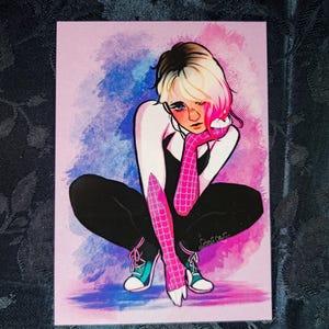 Gwen Stacy Mini Print - Etsy