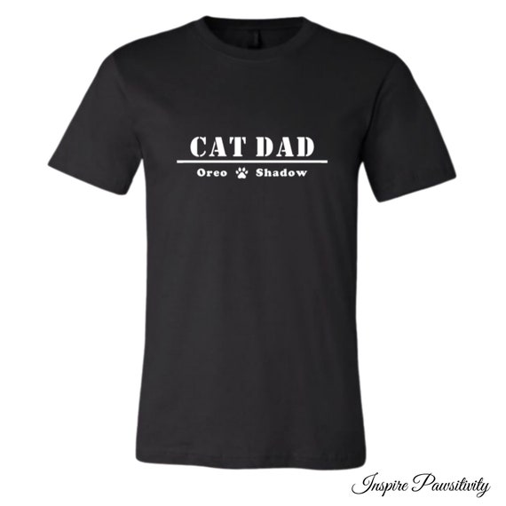 Personalized Cat Dad shirts Cat Dad Gift Father's Day Etsy Italia