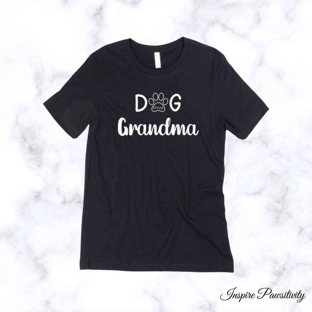 Personalized Dog Grandma Tshirt, Grandparents Day Gift, Dog Lovers