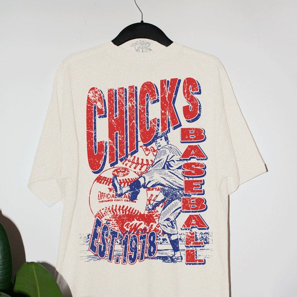 Vintage 90s Memphis Chicks Baseball Oversized TShirt | Memphis Tennessee Baseball Graphic T Shirt | Chicks Baseball T Shirt