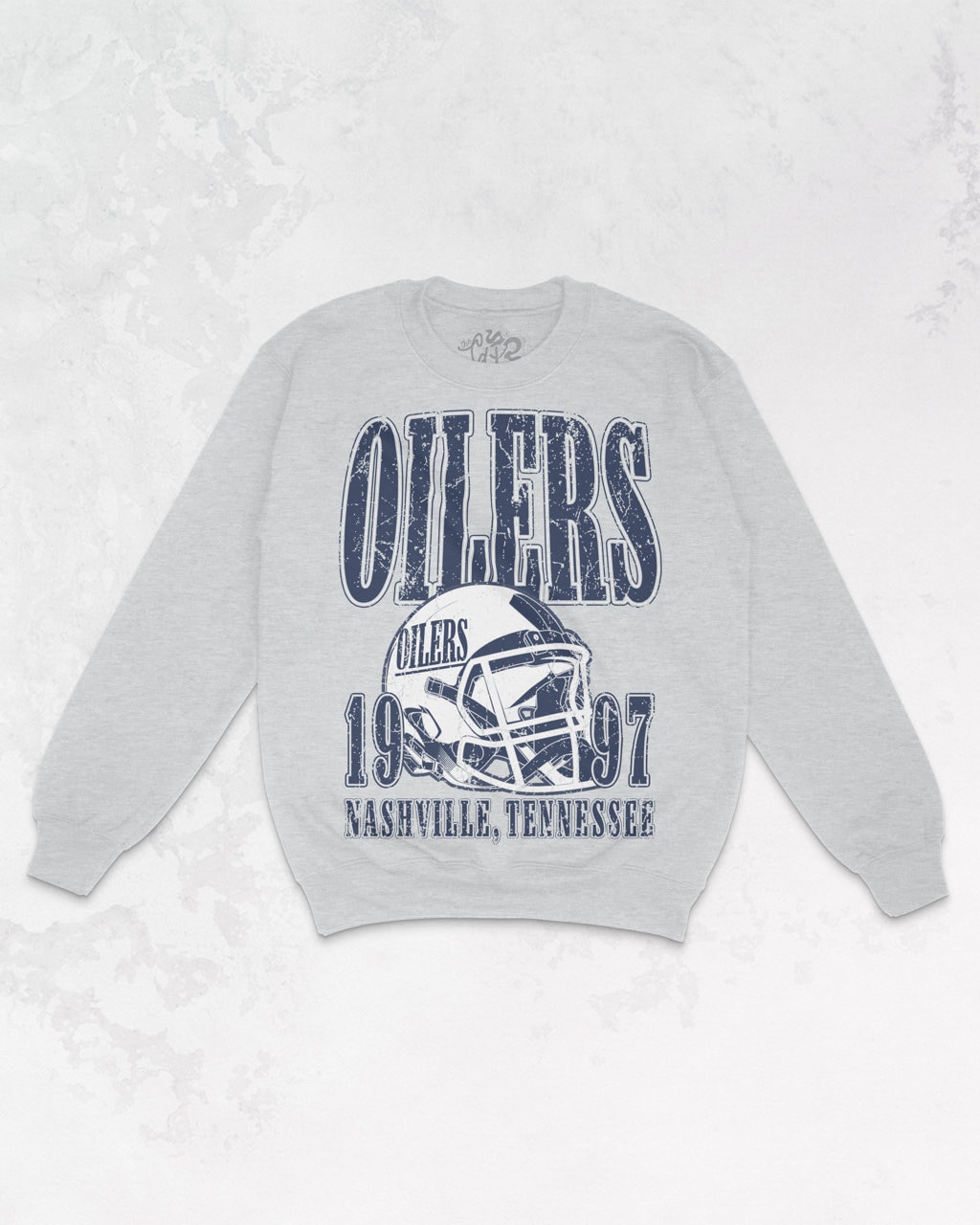 Nike Tennessee Titans Rewind Oilers Crewneck Sweatshirt / Medium