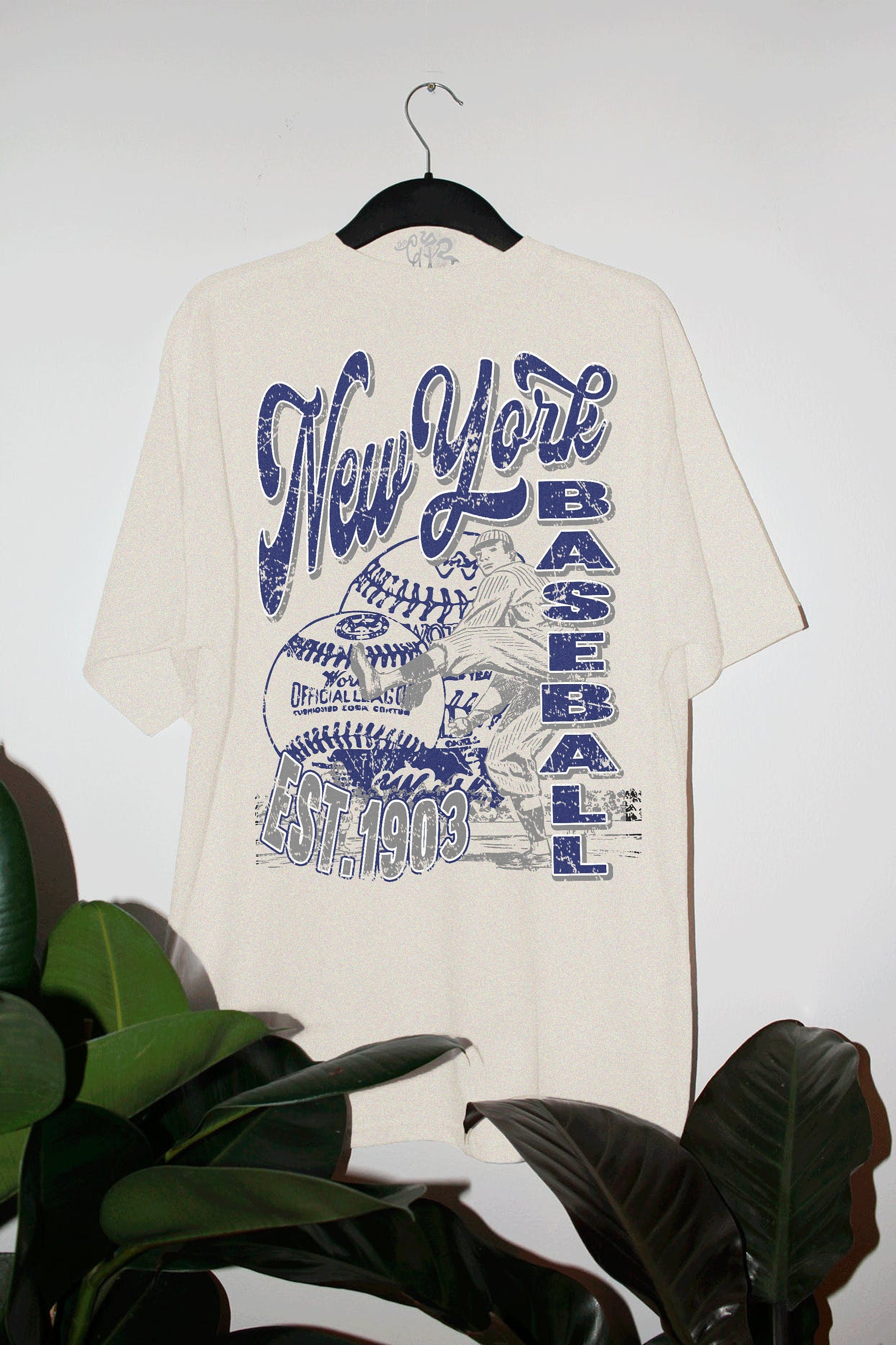Vintage MLB New York Yankees Graphic Grey T-Shirt – VintageFolk