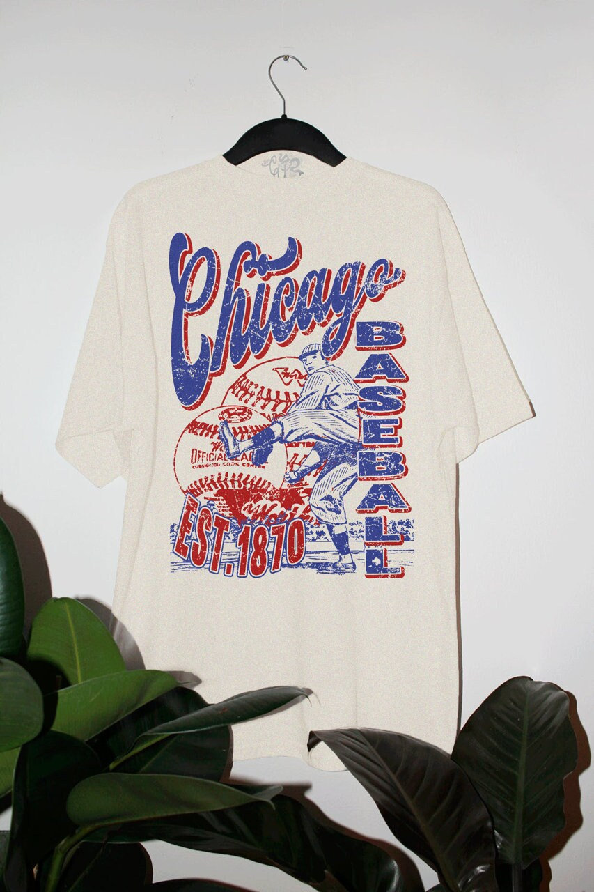 Chicago Cubs Baseball My This Team Make Me Drink Shirt Funny Mens & Womens  New