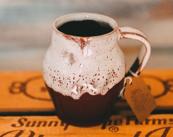 Raspberry Mug / Coffee Mug / Handmade Pottery / Dishwasher Safe Gifts