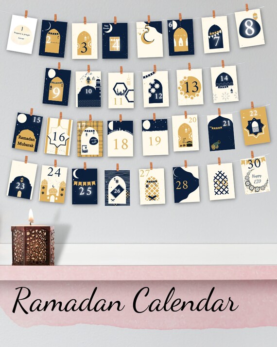 Ramadan Calendarramadan Good Deedsramadan Countdown - Etsy Ramadan Calendarramadan Good Deedsramadan Countdown - Etsy