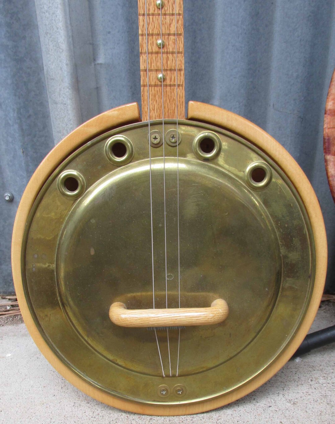 Play Acoustic or Electric FRETLESS SLIDE GUITAR Handmade Oak Etsy