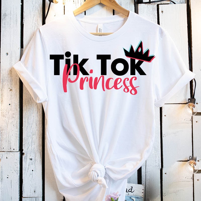 Tik Tok Princess SVG Tik Tok Svg Tik Tok Logo Svg Digital - Etsy Canada
