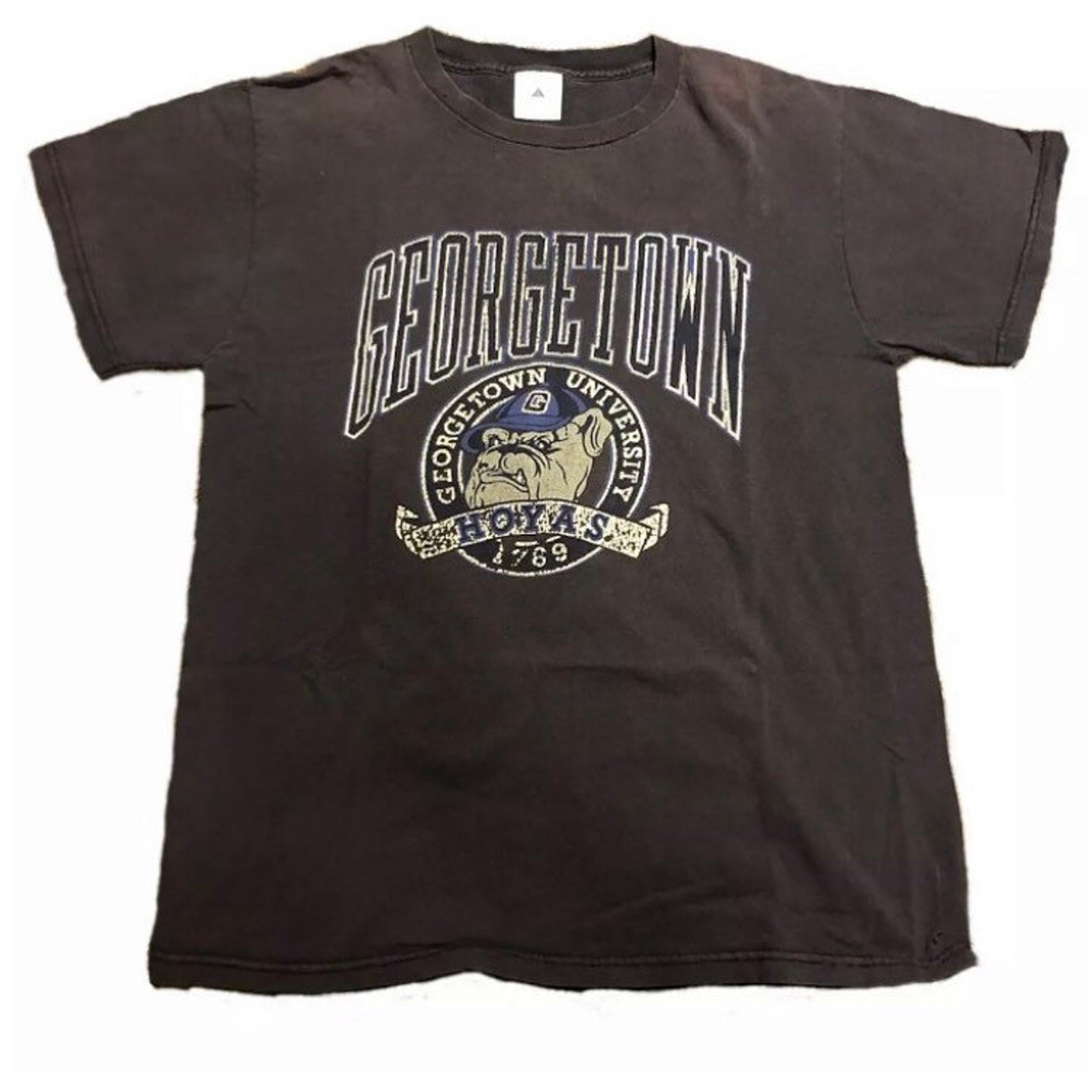 Georgetown University Bulldogs Single Stitch T-Shirt Delta | Etsy