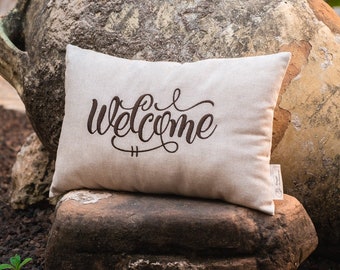 Cushion " Welcome "