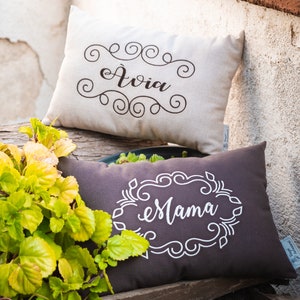 Cushion decoration Customizable name
