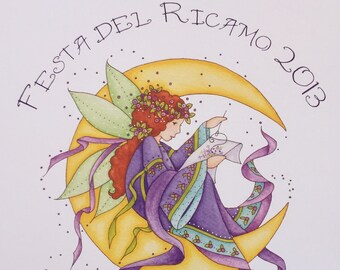 Cross stitch pattern "Festa del Ricamo 2013"