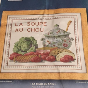 Cross-stitch kit &quot;La Soup au Chou&quot;