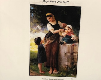 Cross stitch kit "May I Have One Too?" by Cross Stitch Collectibles