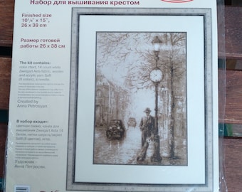 Cross stitch kit "Old Photo Waiting" by Riolis