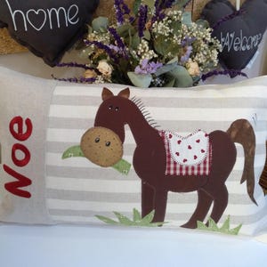Personalized cushion &quot;Horse&quot;