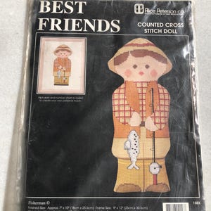 Fisherman Cross Stitch Kit