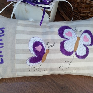 Personalized cushion &quot;butterflies&quot;