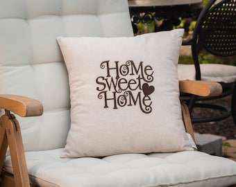 "Home Sweet Home" cushion