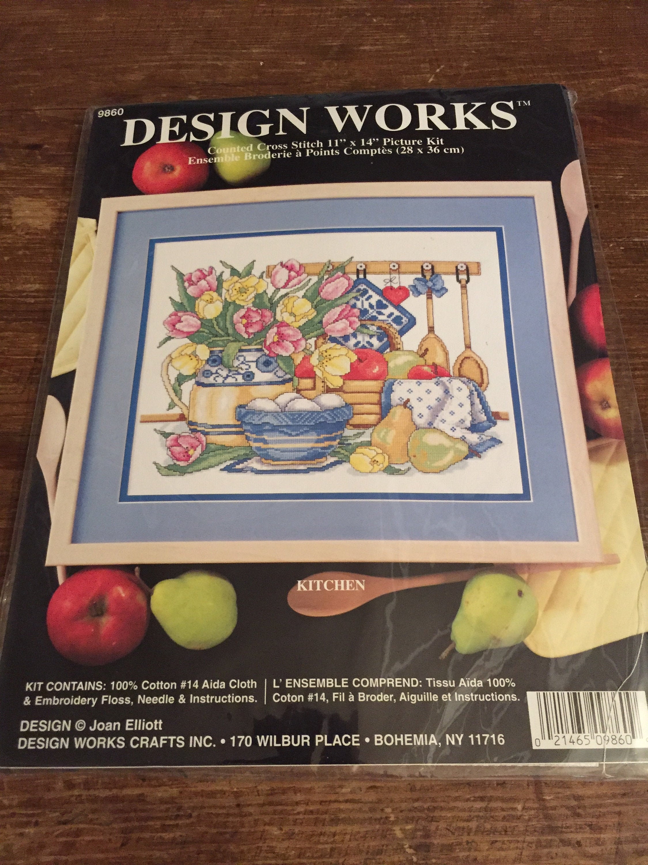 Kitchen cross stitch kit by Design Works Etsy