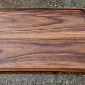 Handmade Black Walnut Serving Trays - Solid wood handcrafted in various sizes