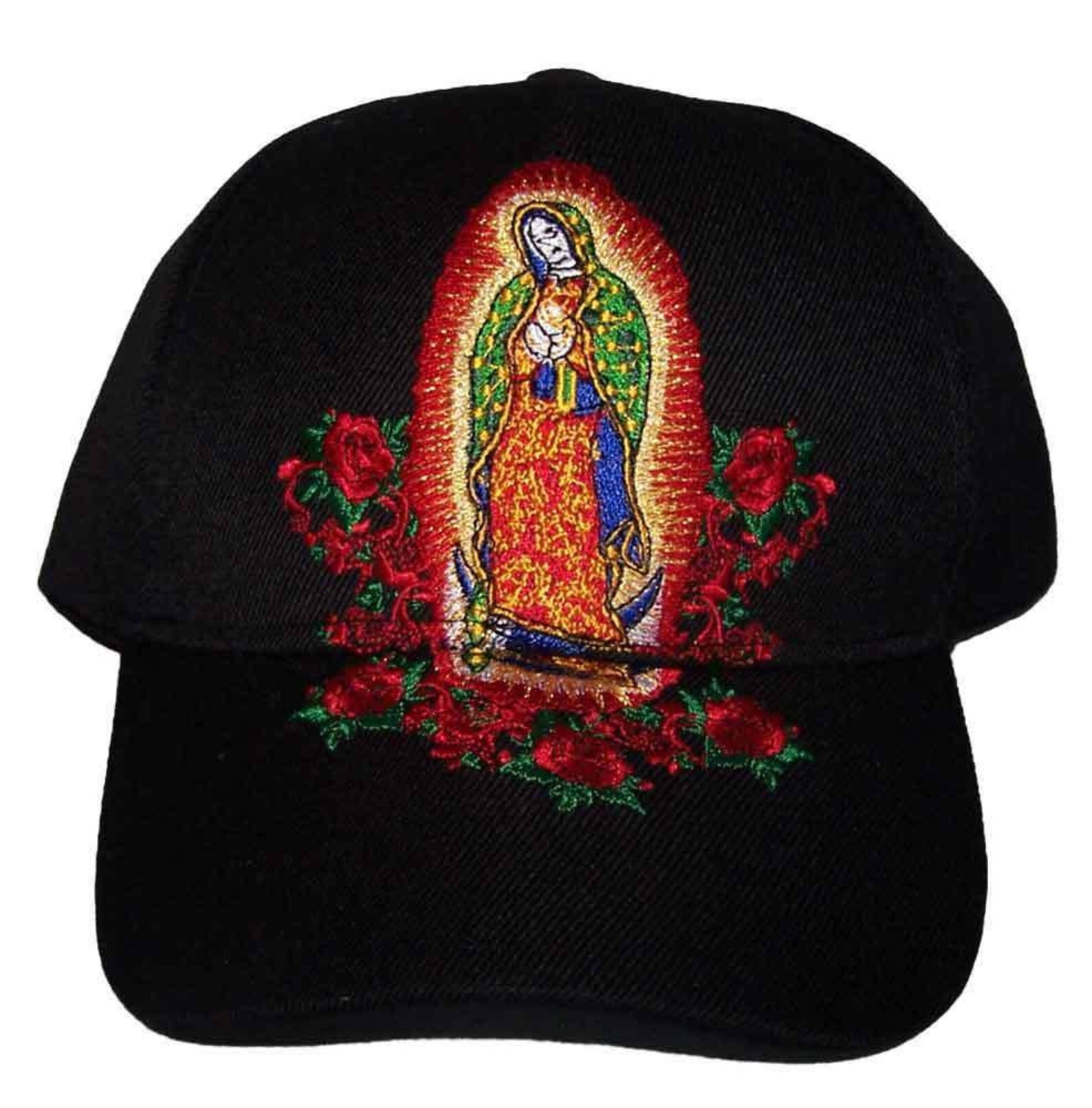 Virgin of Guadalupe Catholic Mexican Embroidered Baseball Caps Etsy