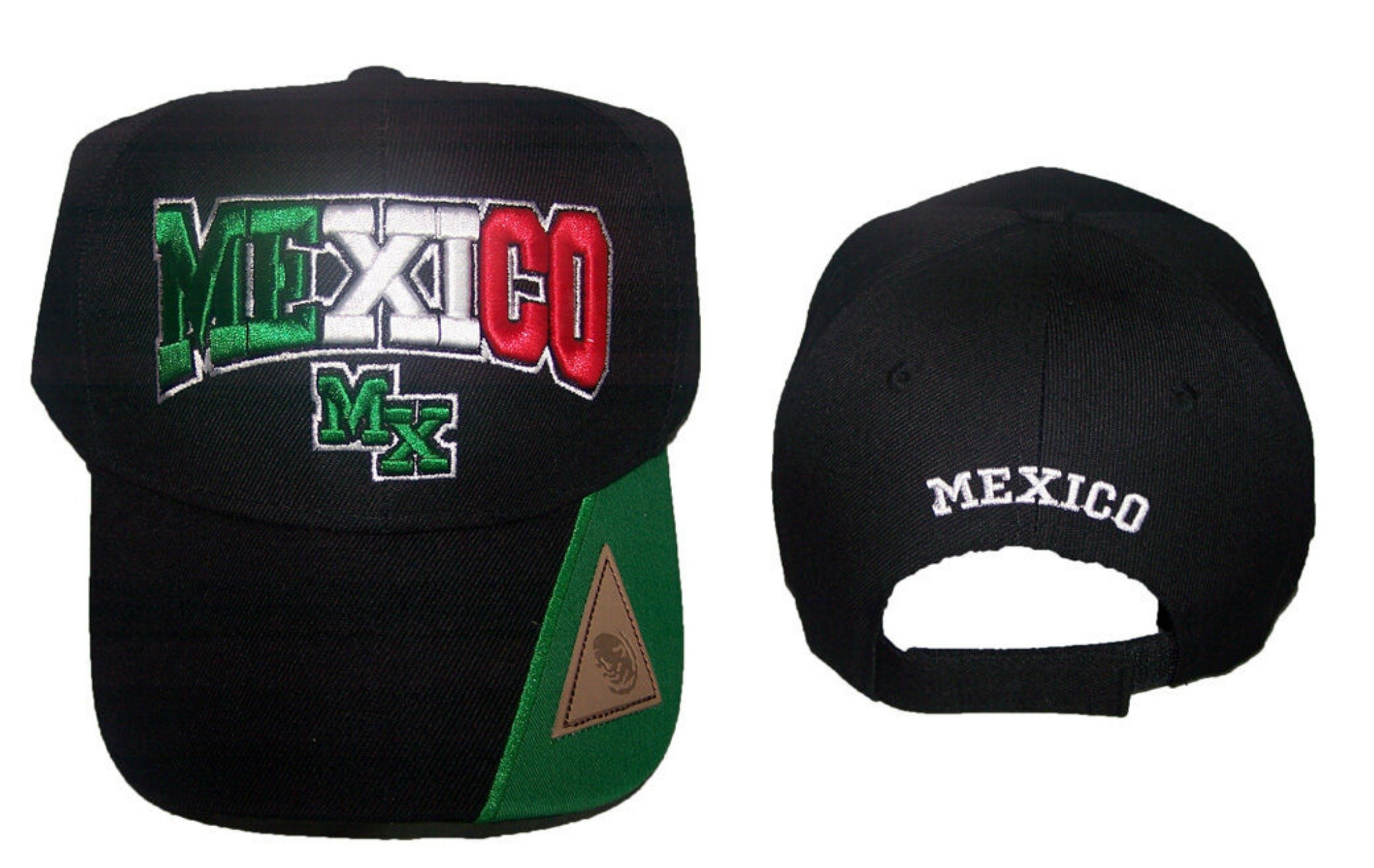 Mexico Mexican Hispanic Style Baseball Caps Hats Embroidered Etsy